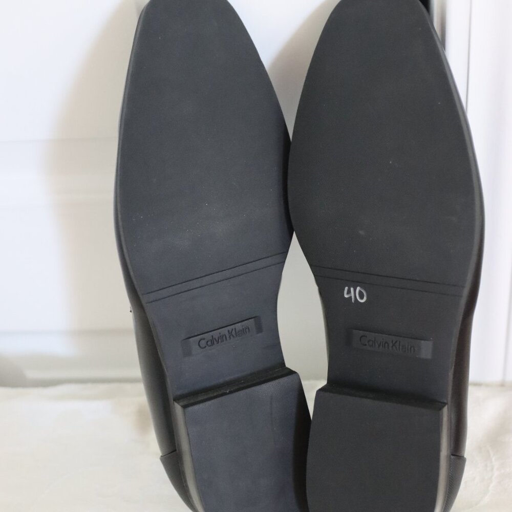 Calvin Klein Jameson Loafers Men's Size 8 Black Office Casual Preppy New - Picture 4 of 6